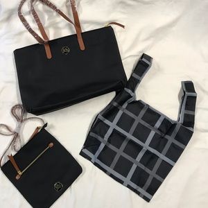 Handbag & Crossbody Bag w/ reusable shopping bag